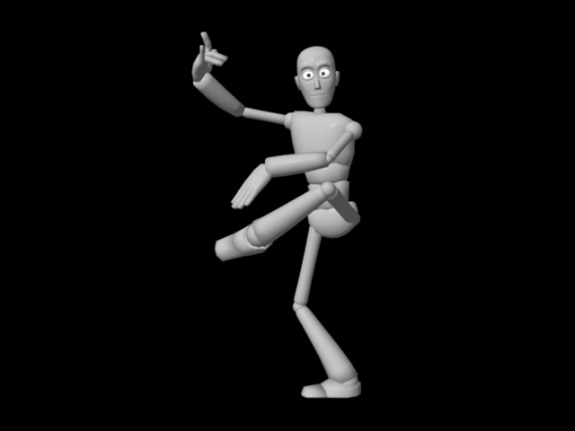 3D Afro Girl Cartoon with a Salute Poses Graphic by overlaytemplate ·  Creative Fabrica